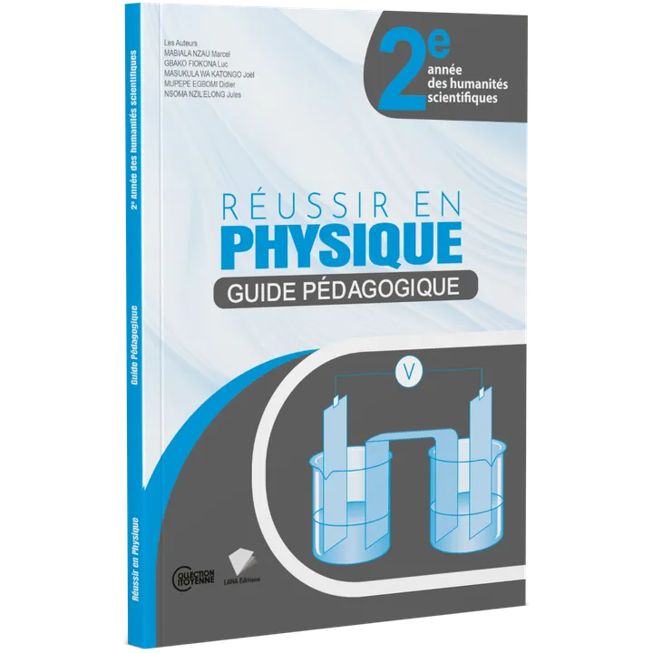 Couverture de Réussir en Physique - 2ème Année Hum (Guide pédagogique)