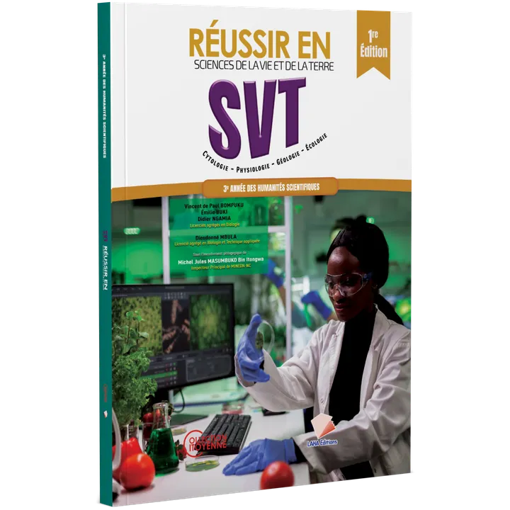 Couverture de Réussir en SVT - 3ème Année Hum (Manuel)