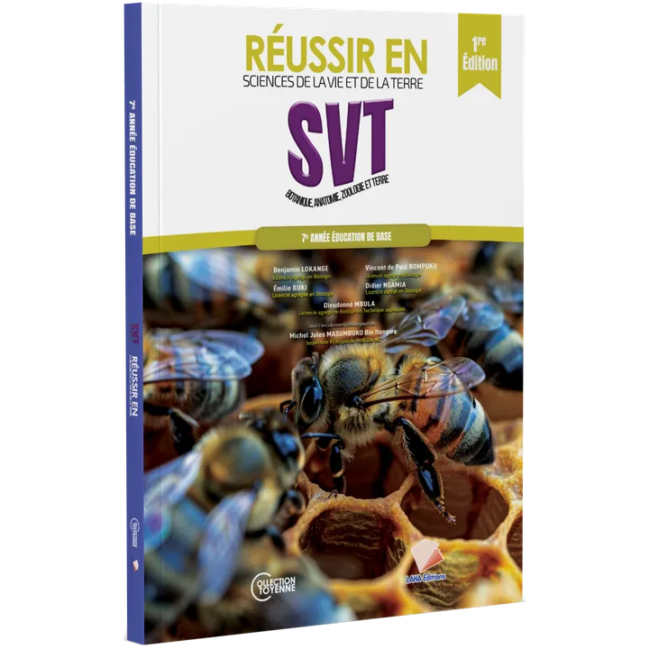 Couverture de Réussir en SVT - 7ème Année EB (Manuel)
