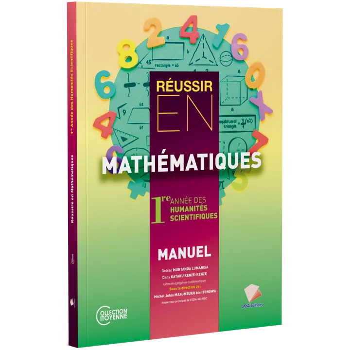 Couverture de Réussir en Mathématiques - 1ère Année Hum (Manuel)