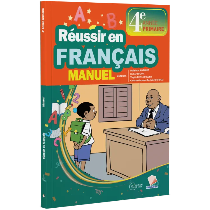 Couverture de Réussir en Français - 4ème Primaire (Manuel)