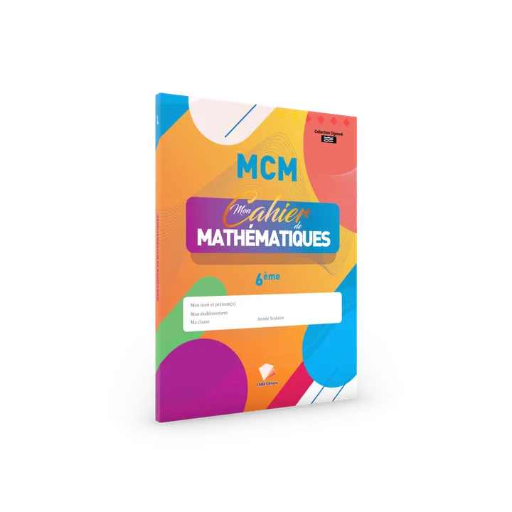 Couverture de Mon cahier de Mathématiques 6ème