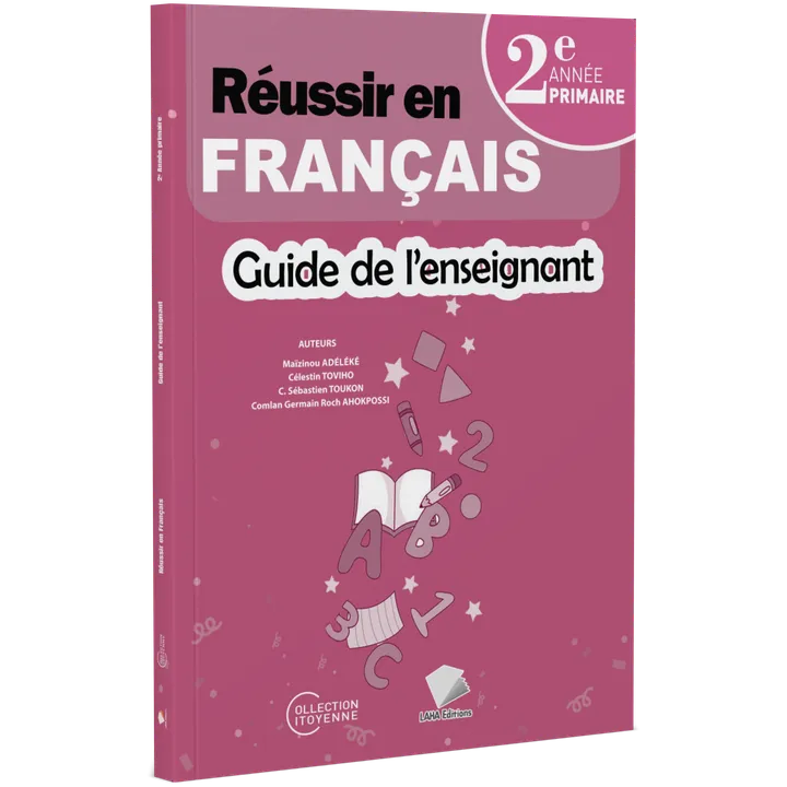 Couverture de Réussir en Français - 2ème Primaire (Guide de l'enseignant)
