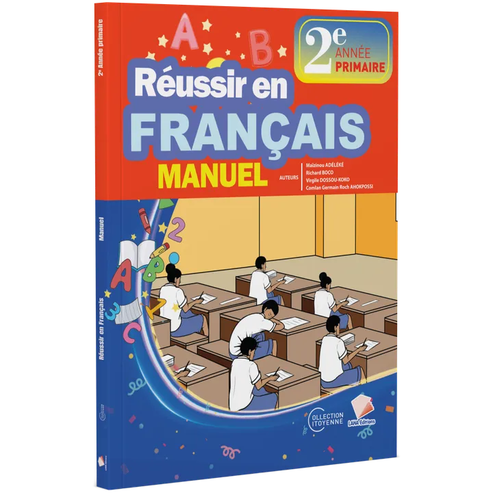 Couverture de Réussir en Français - 2ème Primaire (Manuel)