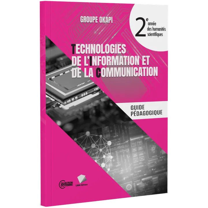 Couverture de TIC et Technologie - 2ème Année Hum (Guide pédagogique)