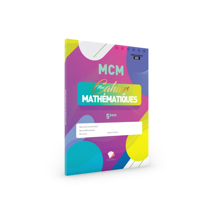 Couverture de Mon cahier de Mathématiques 5ème