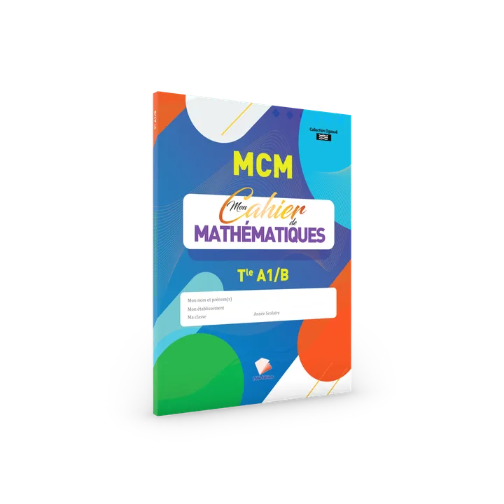 Couverture de Mon cahier de Mathématiques Tle AB