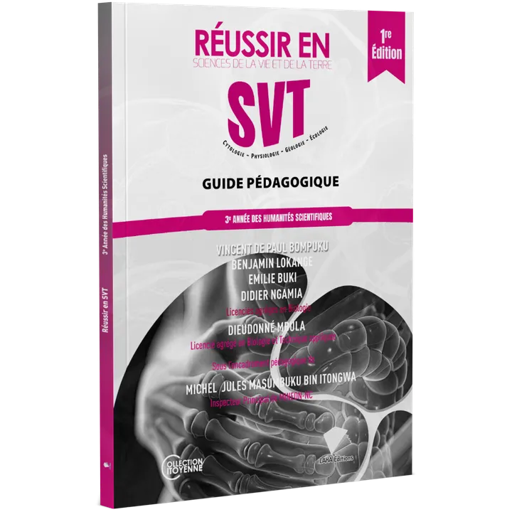 Couverture de Réussir en SVT - 3ème Année Hum (Guide pédagogique)