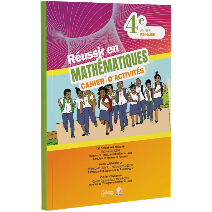Couverture de Réussir en Mathématiques - 4ème Primaire (Cahier d'activités)
