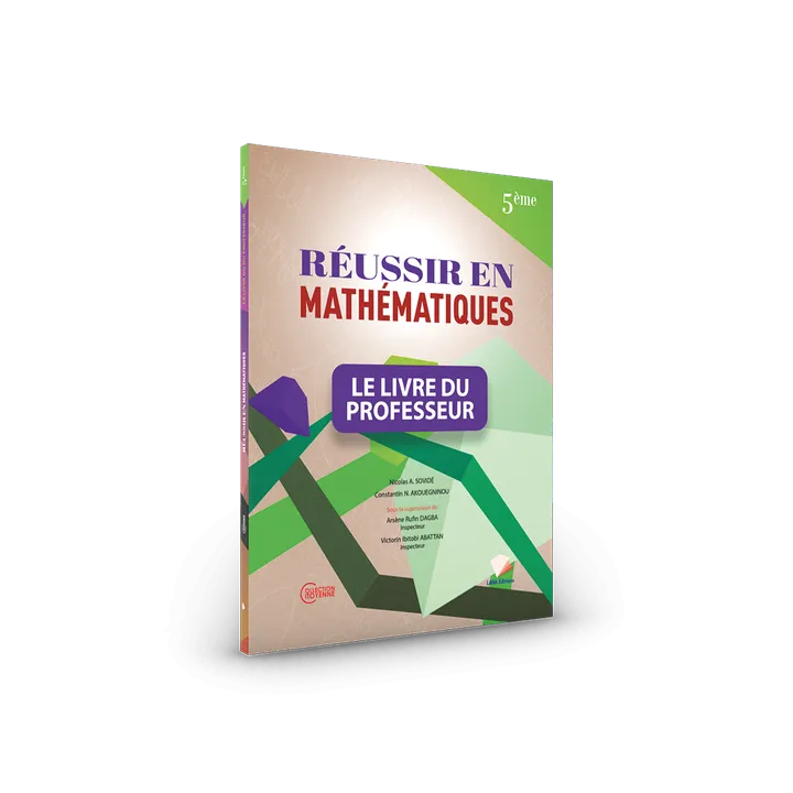 Couverture de Réussir en Mathématiques - 5ème (Livre du professeur)