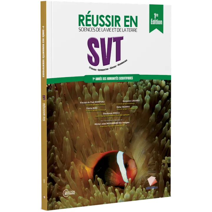 Couverture de Réussir en SVT - 1ère Année Hum (Manuel)
