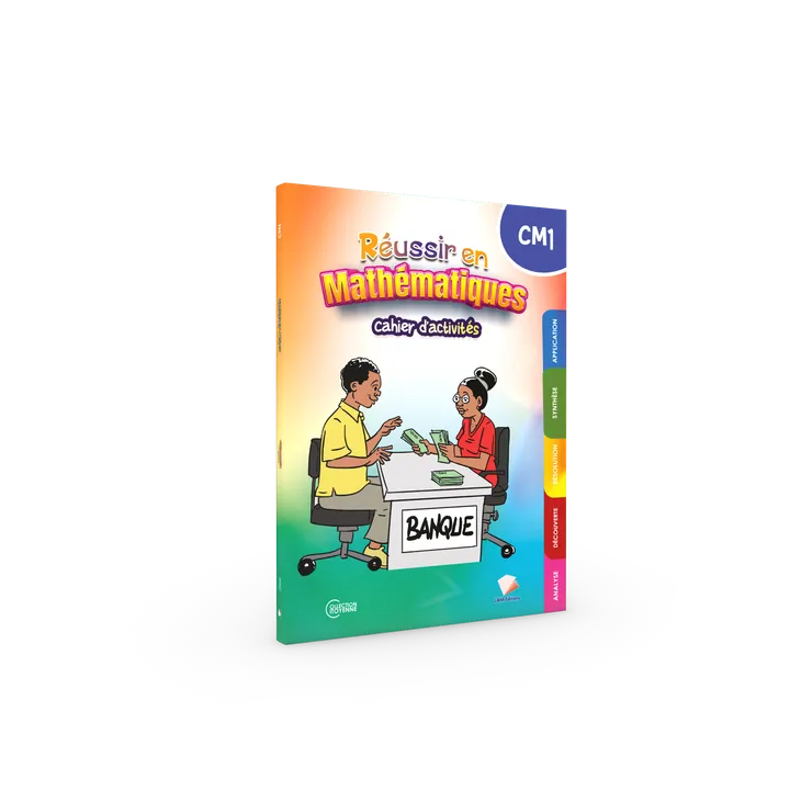 Couverture de Réussir en mathématiques - CM1 (Cahier d’activités)
